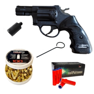 Rewolwer hukowy 6 mm Fenix + race 50 sztuk +amunicja Long 100 sztuk